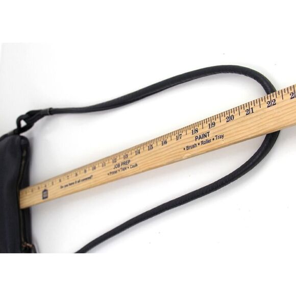 AANDD Adam & Davidson BLACK GENUINE LEATHER X-BODY SHOULDER BAG HANDBAG PURSE - Picture 15 of 16